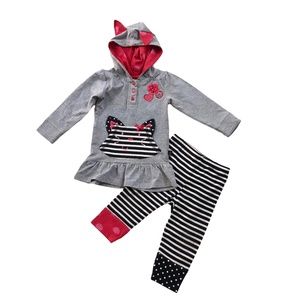 Noruk by Nano Outfit Gray-Black-Red Kitty 6 months